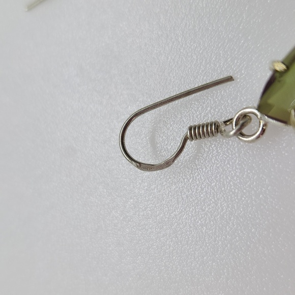 Nwot! Watermelon quartz earrings sterling - Picture 8 of 8